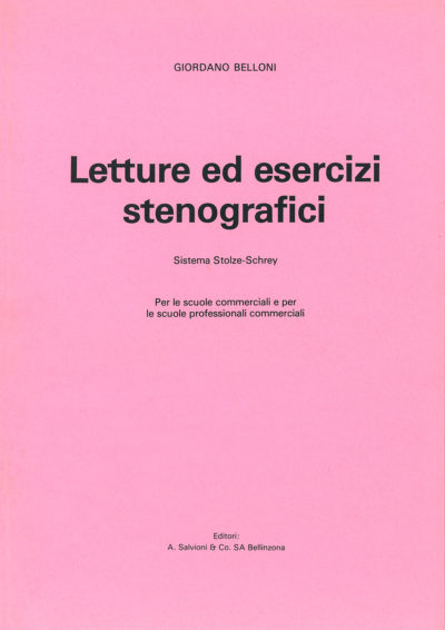 Letture ed esercizi di stenografia