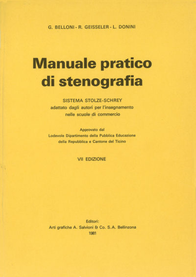 Manuale di stenografia